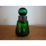 Green medicine bottle